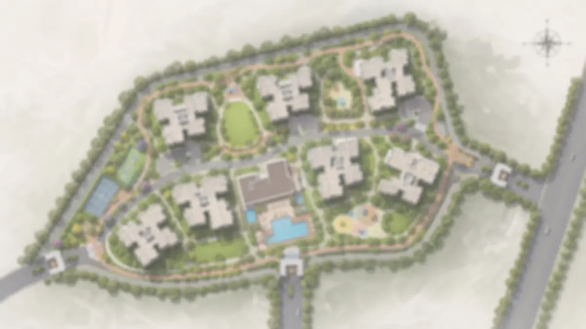 Abhee Whitefield master plan visual